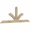 Ekena Millwork Richland Rough Sawn Timber Gable Bracket, Douglas Fir, 72"W x 27"H x 2"D x 4"F, 9/12 Pitch GBW072X27X0204RIC00RDF - alternate 4